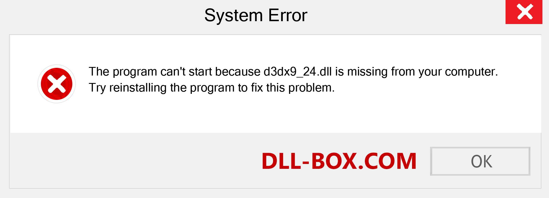  d3dx9_24.dll file is missing?. Download for Windows 7, 8, 10 - Fix  d3dx9_24 dll Missing Error on Windows, photos, images